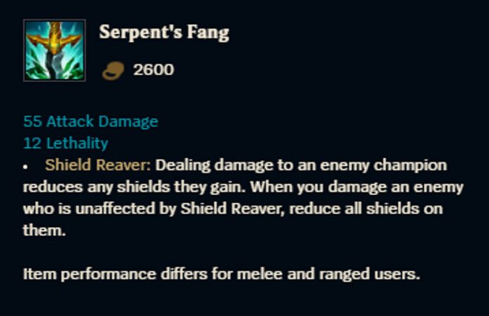 Best Items Against Shields In League Of Legends